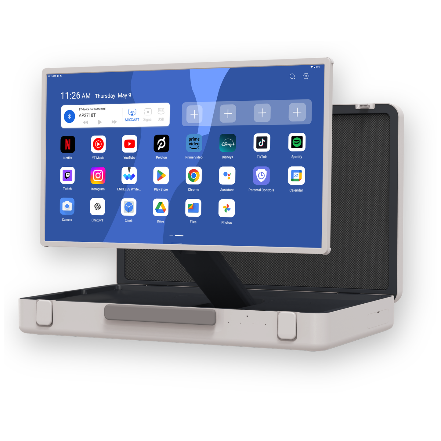 CYCLONE Express Screen 27 - Portable 27" FHD Touch Monitor with Android OS